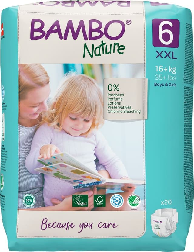 BAMBO NATURE Pañal Talla 6 (16 + kg)
