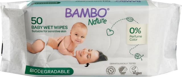 BAMBO NATURE Toallas Húmedas (50uds)